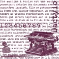 Aladine razítko MAXI STAMP 12x12 cm Psací stroj