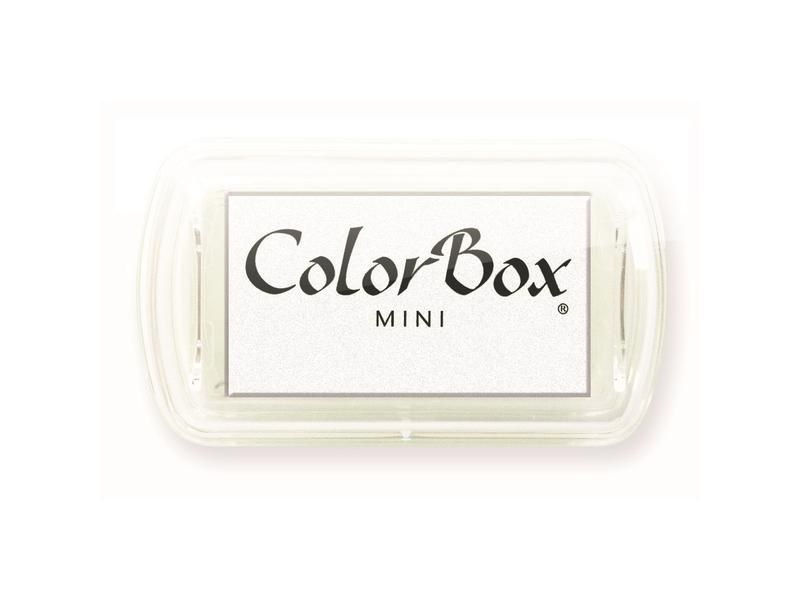Inkoust pigmentový, COLOR BOX, mini, bílý, vhodný na embossing Aladine